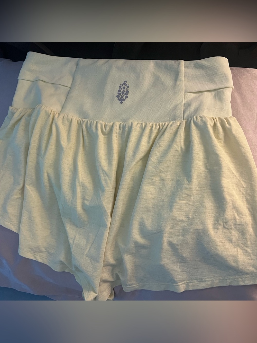 FREE PEOPLE MOVEMENT Women's Gathered Skirt-Style Shorts S